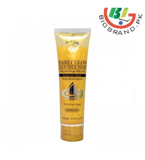 Hemani Pearly Glow Gold Face Wash 100ml